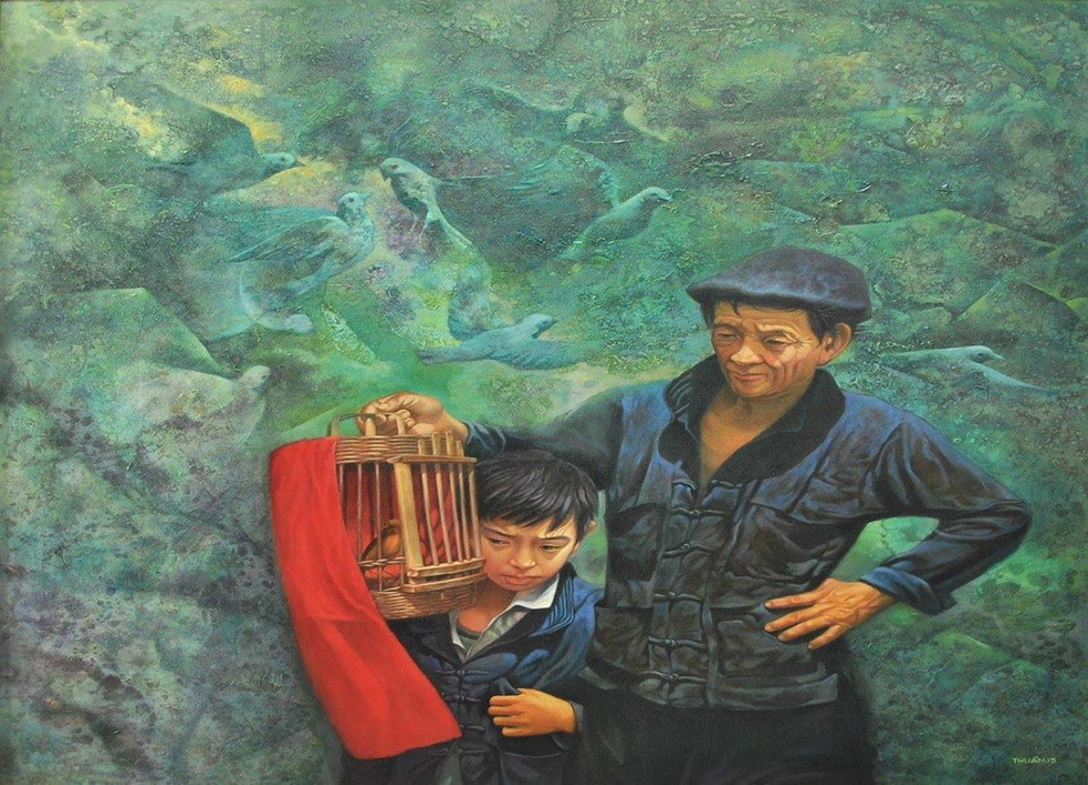 Có gì ở triển lãm tranh hiện thực đang thu hút khách tham quan Sài Gòn? - Ảnh 3. Có gì ở triển lãm tranh hiện thực đang thu hút khách tham quan Sài Gòn? - Ảnh 3.
