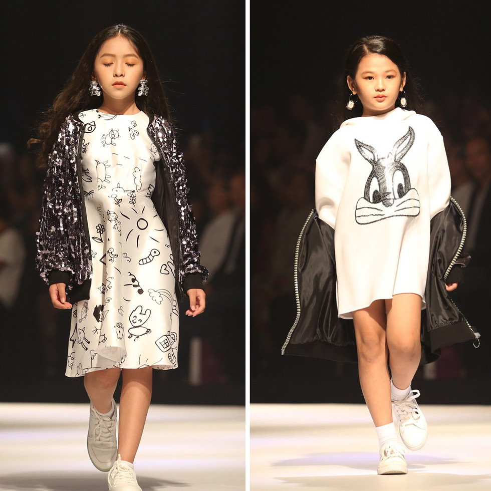 Chọn váy xinh diện Tết cho bé từ Tuần lễ thời trang trẻ em châu Á