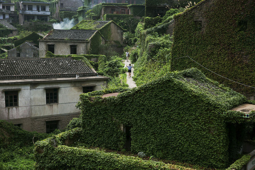 Làng chài phủ thảm thực vật xanh tươi ở Trung Quốc - Ảnh 4.