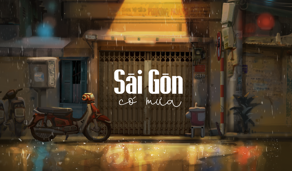 Dự án đồ hoạ Sài Gòn có mưa khiến dân mạng thổn thức - Ảnh 1.