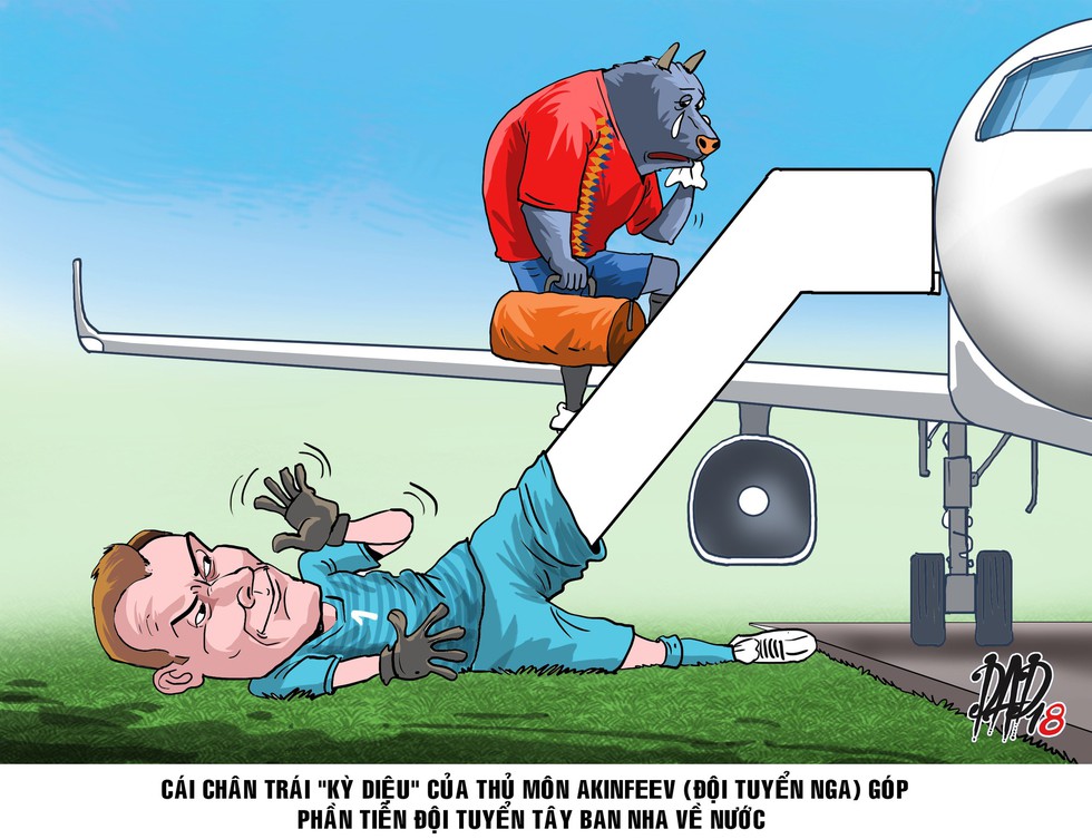 Vòng knock-out gay cấn qua góc nhìn họa sĩ biếm - Ảnh 1. Vòng knock-out gay cấn qua góc nhìn họa sĩ biếm - Ảnh 1.