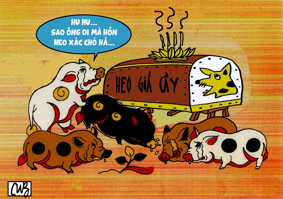 Bộ tranh muôn mặt đời heo - Ảnh 3. Bộ tranh muôn mặt đời heo - Ảnh 3.