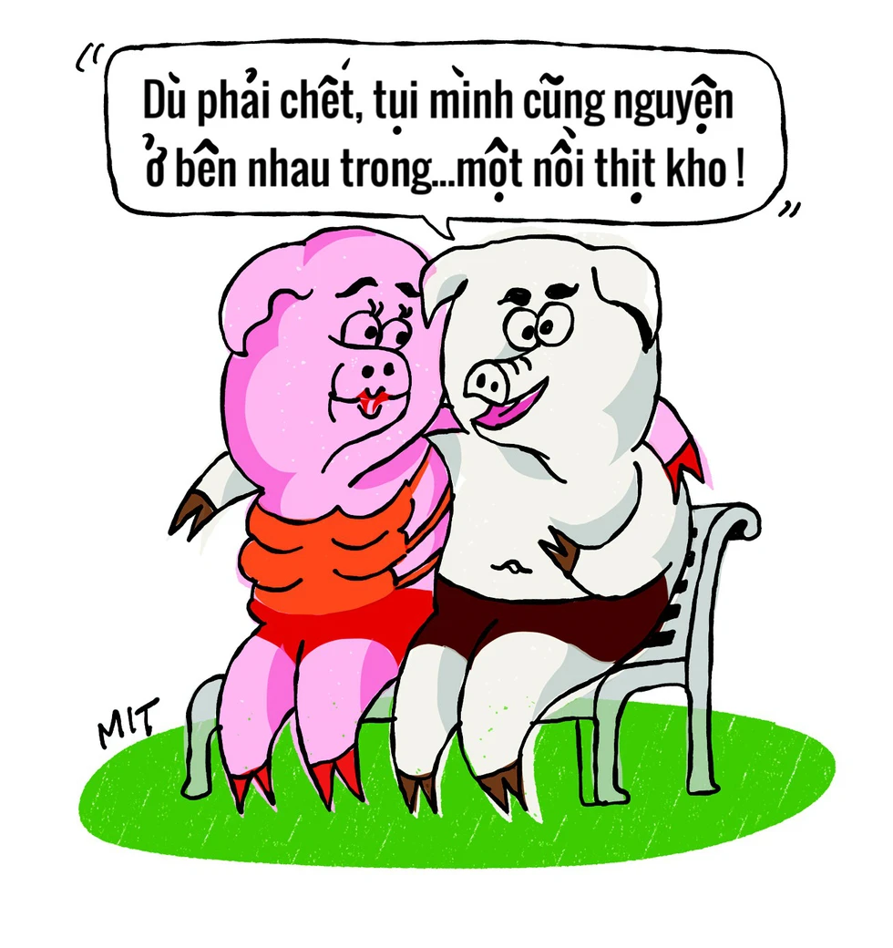 Bộ tranh muôn mặt đời heo - Ảnh 5. Bộ tranh muôn mặt đời heo - Ảnh 5.