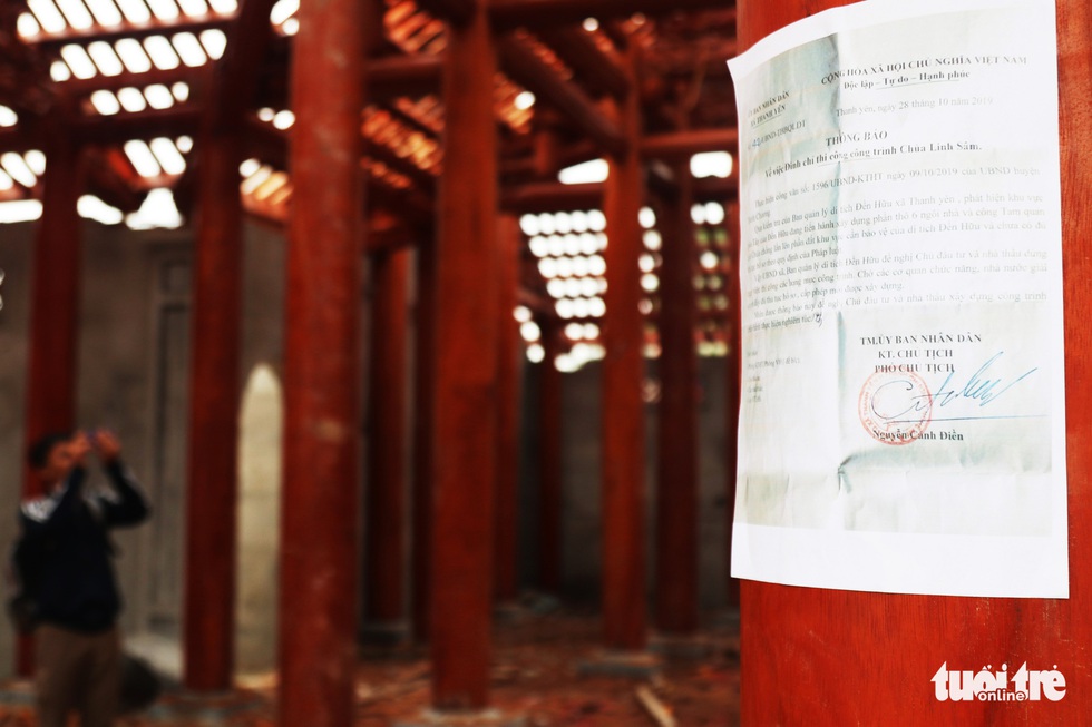 Toàn cảnh chùa Linh Sâm triệu đô xây chui trên đất di tích đền cổ - Ảnh 17. Toàn cảnh chùa Linh Sâm triệu đô xây chui trên đất di tích đền cổ - Ảnh 17.