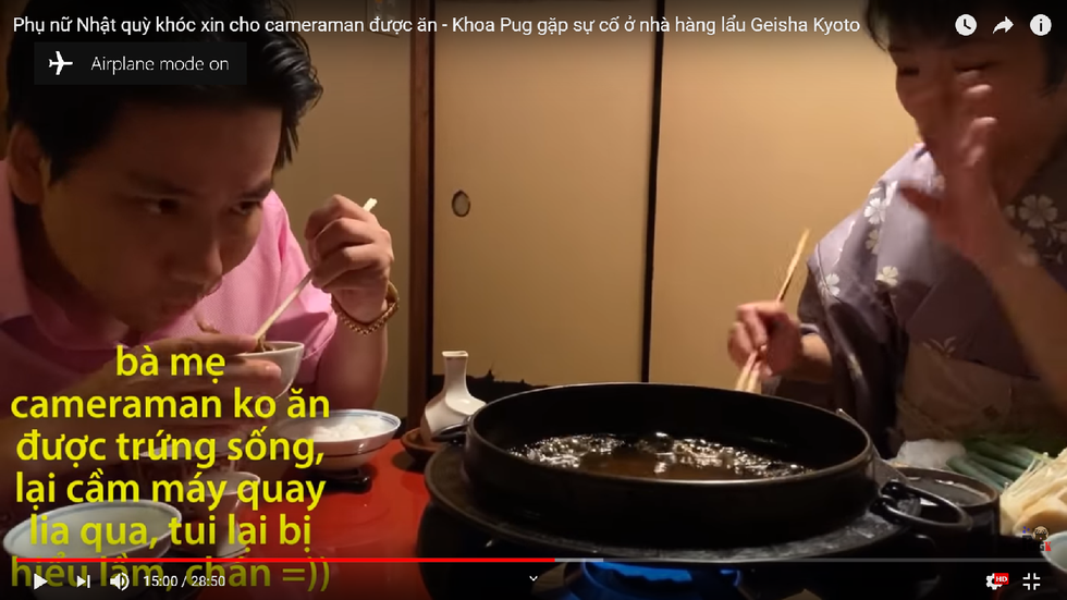 Vlog ‘Phụ nữ Nhật quỳ khóc...’ của Khoa Pug: Trọc phú dốt nát - Ảnh 1. Vlog ‘Phụ nữ Nhật quỳ khóc...’ của Khoa Pug: Trọc phú dốt nát - Ảnh 1.
