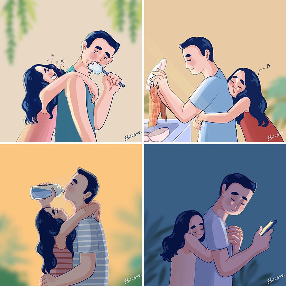 Nữ họa sĩ Việt kể chuyện tình yêu bằng tranh vẽ - Ảnh 4. Nữ họa sĩ Việt kể chuyện tình yêu bằng tranh vẽ - Ảnh 4.