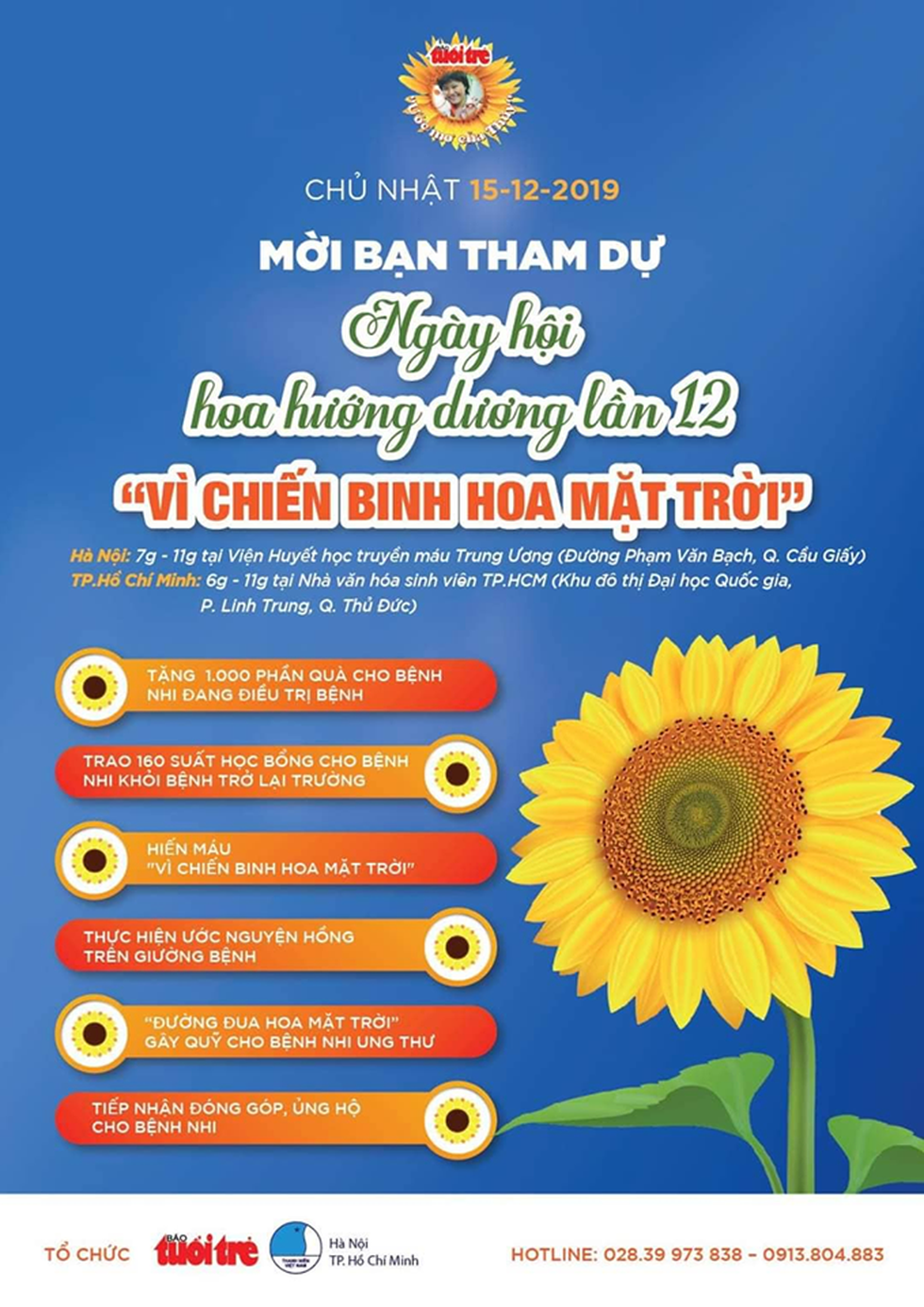 Đường đua hoa mặt trời vì bệnh nhi ung thư - Ảnh 3. Đường đua hoa mặt trời vì bệnh nhi ung thư - Ảnh 3.