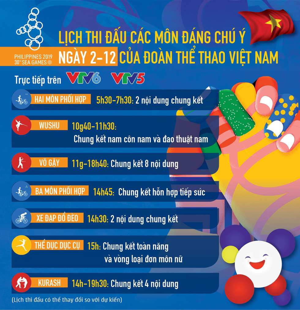 SEA Games 30 ngày 2-12: ‘Ngày vàng’ của Kurash, ‘ngày bạc’ của võ gậy - Ảnh 11. SEA Games 30 ngày 2-12: ‘Ngày vàng’ của Kurash, ‘ngày bạc’ của võ gậy - Ảnh 11.