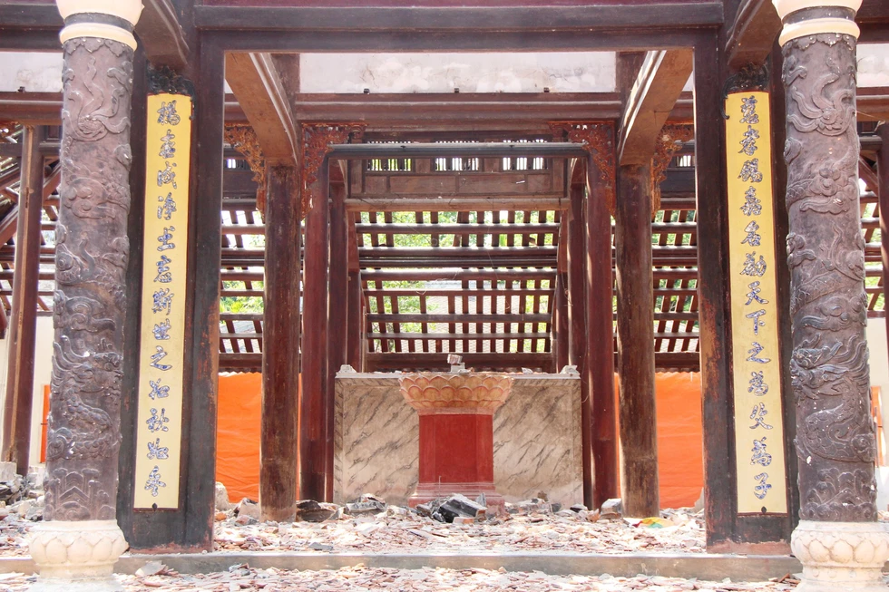 Hạ giải trùng tu chánh điện chùa Từ Hiếu - Ảnh 10. Hạ giải trùng tu chánh điện chùa Từ Hiếu - Ảnh 10.