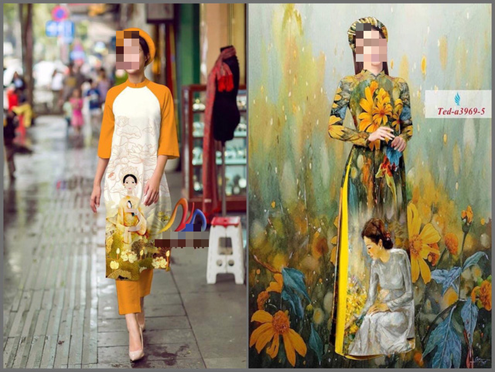 Trắng trợn chép tranh lên áo dài: Họa sĩ phải nhờ tới luật sư - Ảnh 7. Trắng trợn chép tranh lên áo dài: Họa sĩ phải nhờ tới luật sư - Ảnh 7.