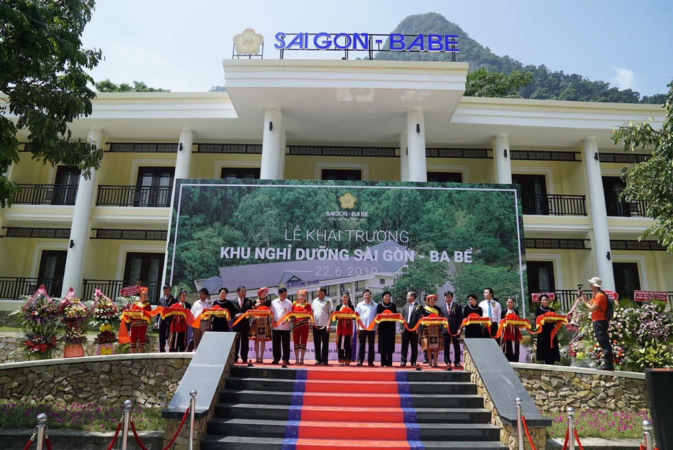 Saigontourist khai trương khu nghỉ dưỡng Sài Gòn - Ba Bể - Ảnh 1. Saigontourist khai trương khu nghỉ dưỡng Sài Gòn - Ba Bể - Ảnh 1.