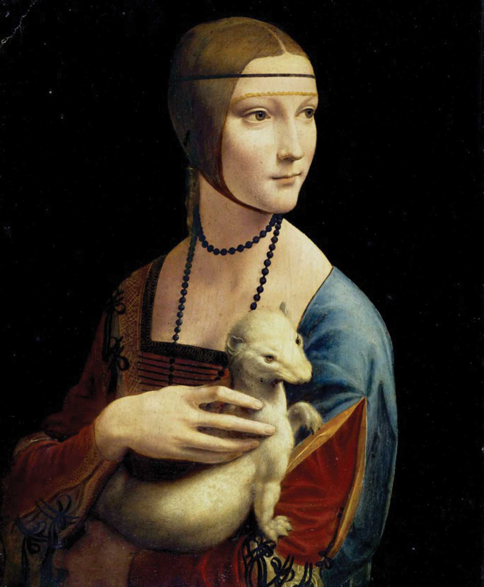 Mật mã Da Vinci trong bức tranh Quý cô và con chồn - Ảnh 1.