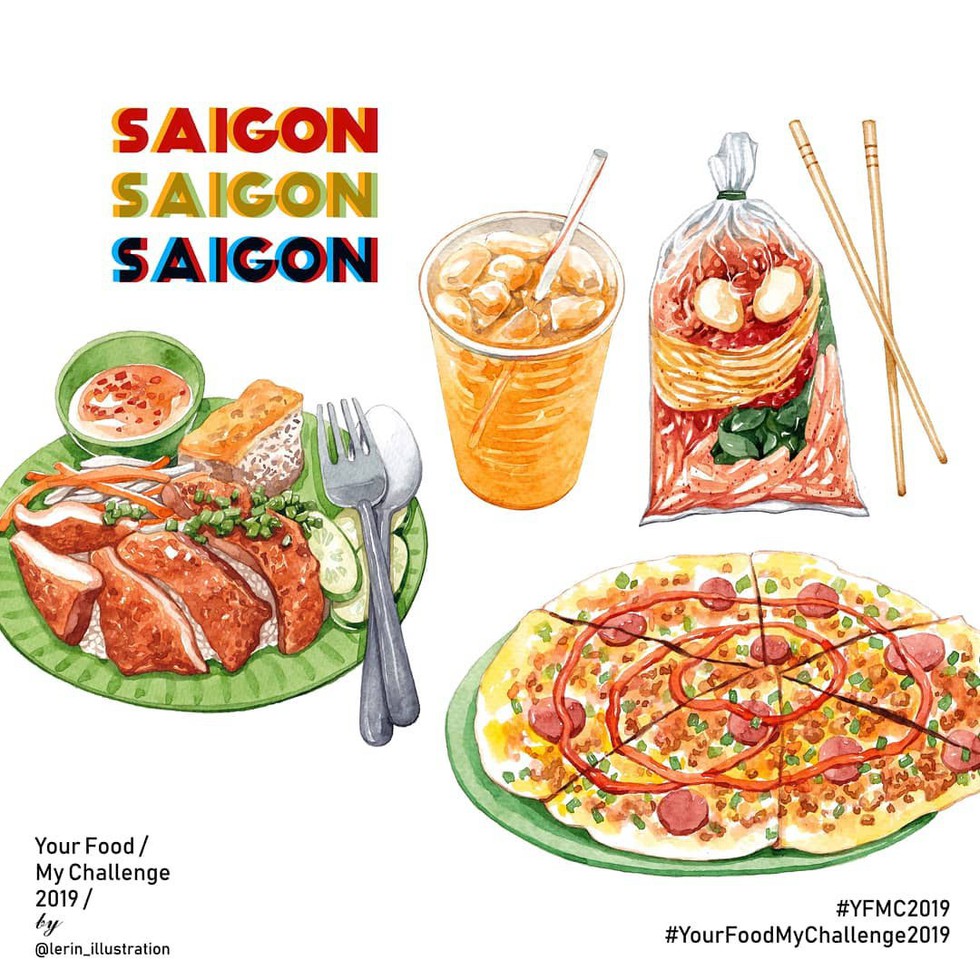 Chết thèm với thế giới món ăn trên tranh của chàng trai Việt - Ảnh 10. Chết thèm với thế giới món ăn trên tranh của chàng trai Việt - Ảnh 10.