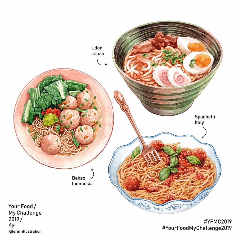 Chết thèm với thế giới món ăn trên tranh của chàng trai Việt - Ảnh 6. Chết thèm với thế giới món ăn trên tranh của chàng trai Việt - Ảnh 6.