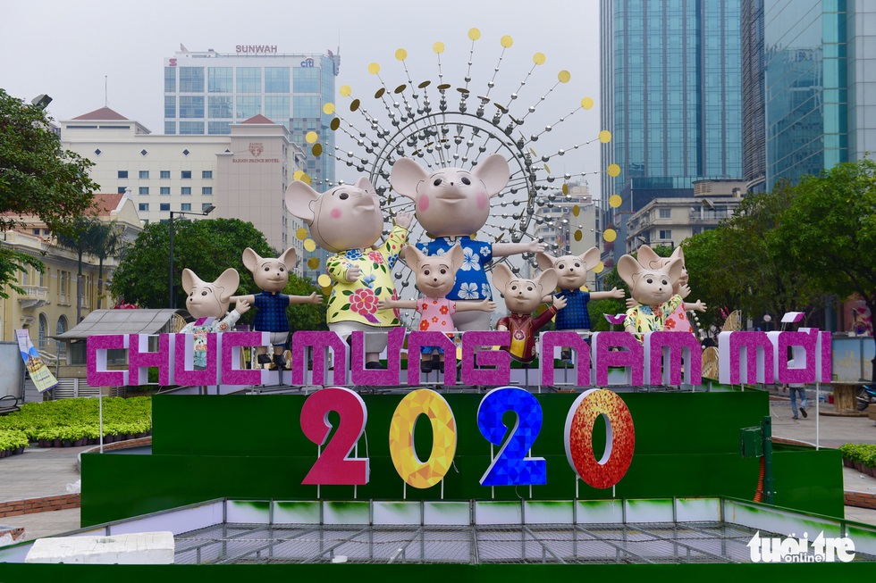 Đường hoa Nguyễn Huệ 2020 dự kiến xong từ 26 Tết - Ảnh 8. Đường hoa Nguyễn Huệ 2020 dự kiến xong từ 26 Tết - Ảnh 8.