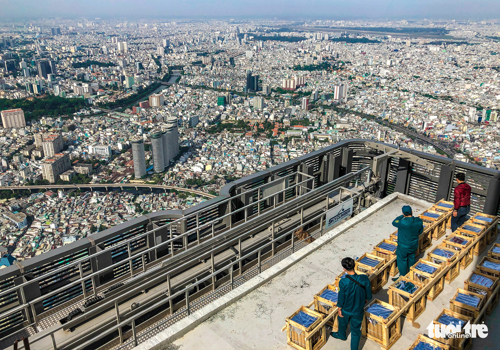 Overview of the fireworks field ready to welcome the new year 2021 in Ho Chi Minh City - Photo 2.