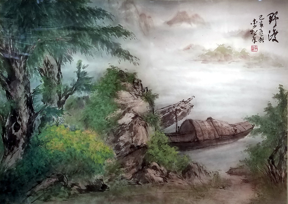 Thái Mặc Niên Hoa: Triển lãm tranh của 5 họa sĩ thủy mặc hàng đầu Sài Gòn - Ảnh 2.