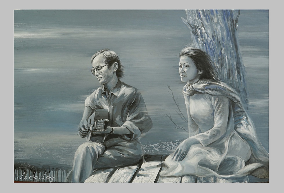 Ai ở đâu, ở yên đó vẫn có thể xem tranh tưởng nhớ Trịnh Công Sơn - Ảnh 1. Ai ở đâu, ở yên đó vẫn có thể xem tranh tưởng nhớ Trịnh Công Sơn - Ảnh 1.
