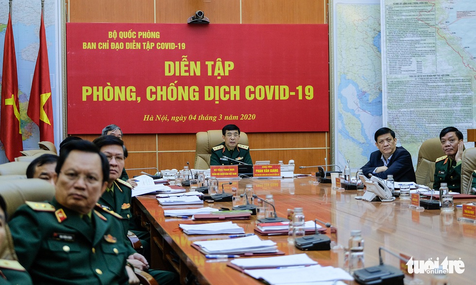 Bộ Quốc phòng diễn tập phòng chống dịch COVID-19 với quy mô chưa từng có - Ảnh 3. Bộ Quốc phòng diễn tập phòng chống dịch COVID-19 với quy mô chưa từng có - Ảnh 3.