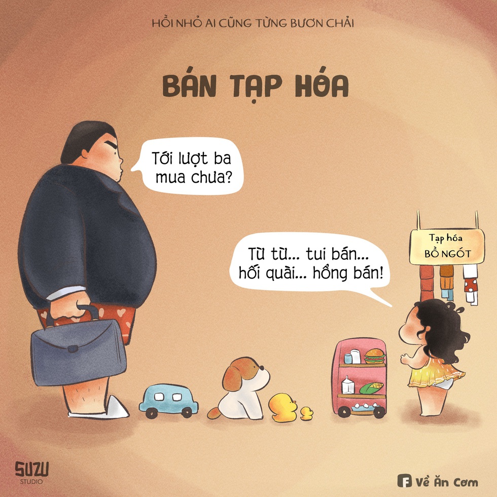 Về ăn cơm: Tình cảm gia đình sau loạt tranh ông bố mập và cô con gái nhỏ - Ảnh 7. Về ăn cơm: Tình cảm gia đình sau loạt tranh ông bố mập và cô con gái nhỏ - Ảnh 7.