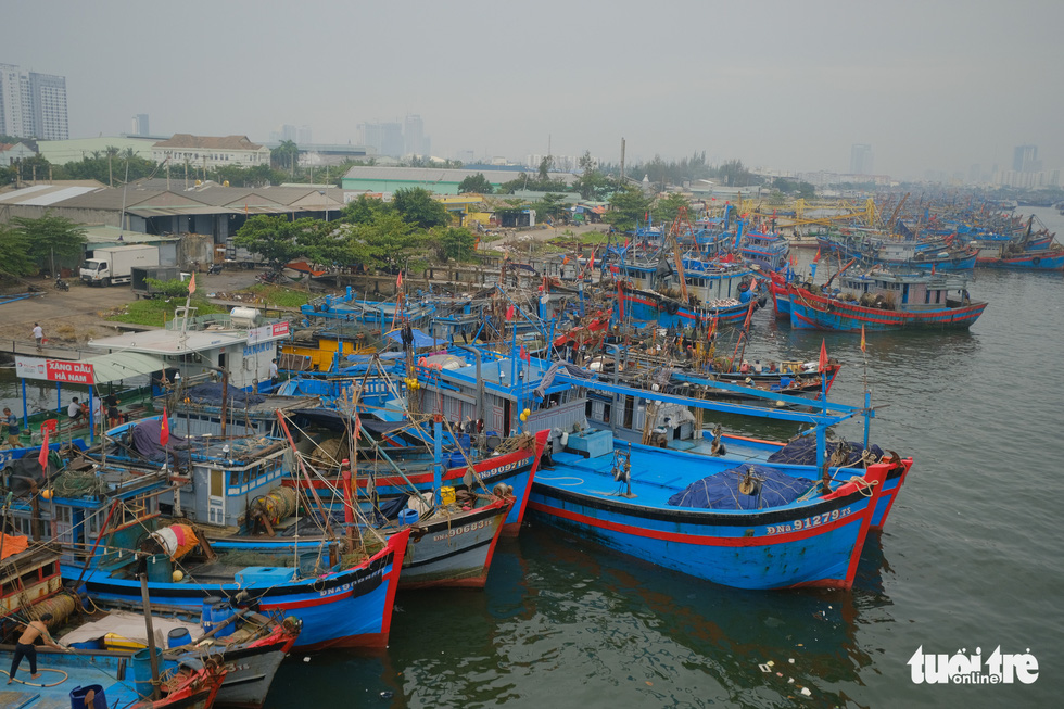 Người miền Trung kéo thuyền lên bờ, chèn bao cát lên mái nhà chống bão - Ảnh 12.