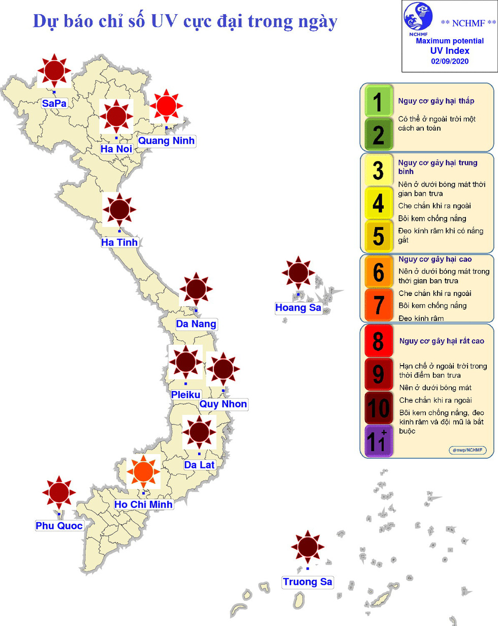 Bắc Bộ, Bắc Trung Bộ nắng nóng kéo dài đến 5-9, chỉ số tia UV ở mức có hại - Ảnh 2.