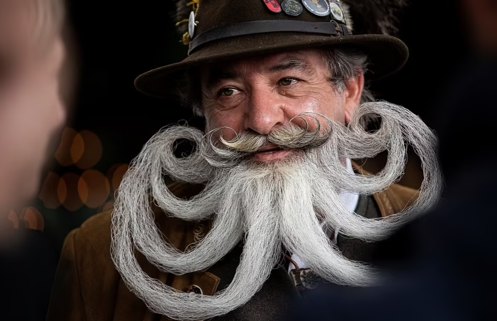 Chủ nhân các bộ râu, ria đẹp nhất thế giới tụ hội ở Đức - Ảnh 5.