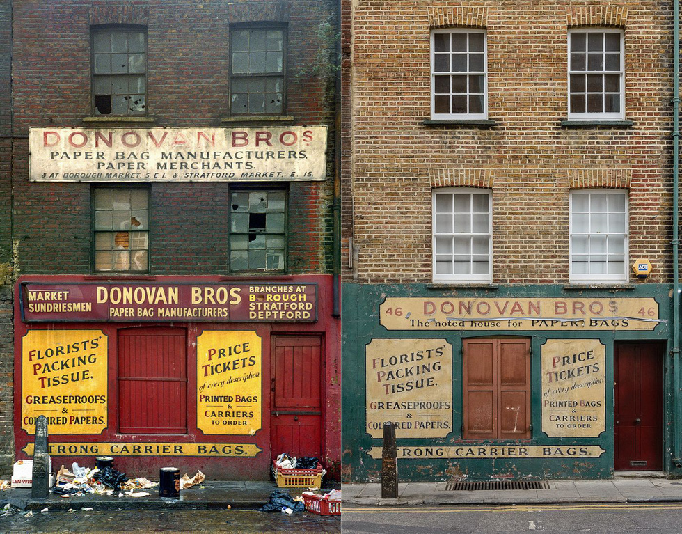 Dấu xưa hồn thu thảo của bảng quảng cáo cứu khu phố cổ London - Ảnh 1.
