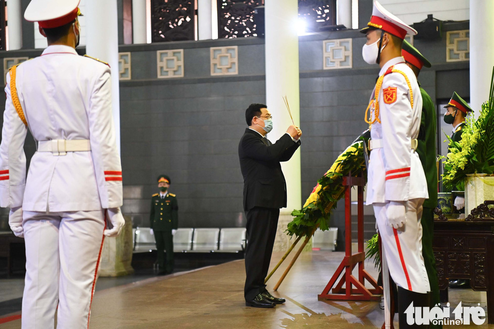 Lễ viếng nguyên Phó thủ tướng Trương Vĩnh Trọng tại Bến Tre và Hà Nội - Ảnh 12.