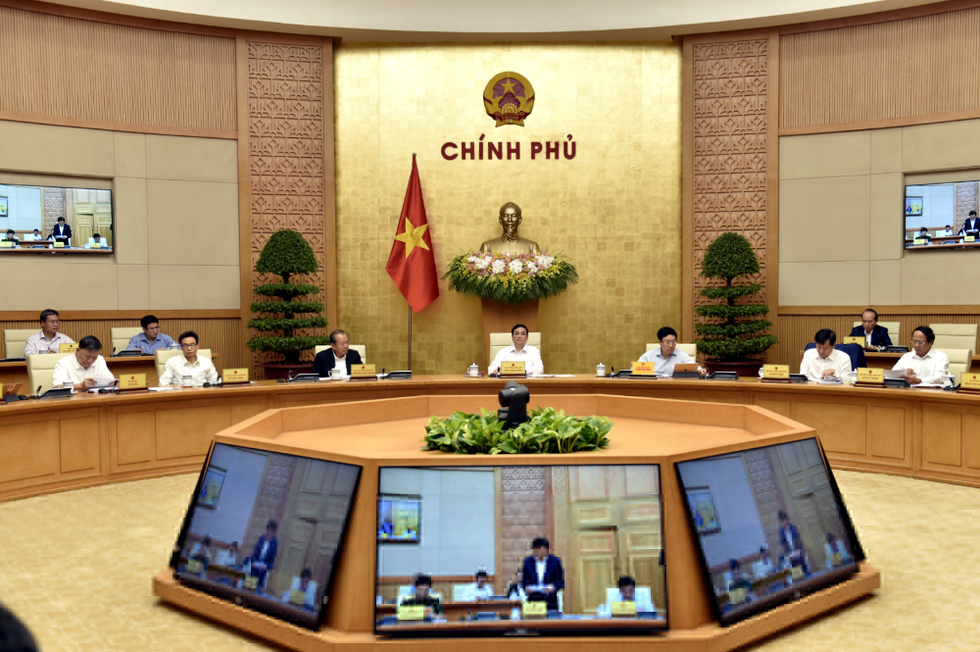 Chùm ảnh Thủ tướng Phạm Minh Chính chủ trì phiên họp Chính phủ - Ảnh 2. Chùm ảnh Thủ tướng Phạm Minh Chính chủ trì phiên họp Chính phủ - Ảnh 2.