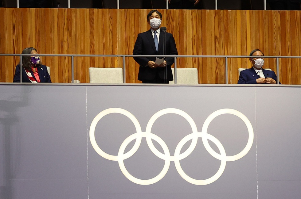 Đài lửa đã được thắp sáng, Olympic 2020 chính thức khai mạc - Ảnh 6. Đài lửa đã được thắp sáng, Olympic 2020 chính thức khai mạc - Ảnh 6.