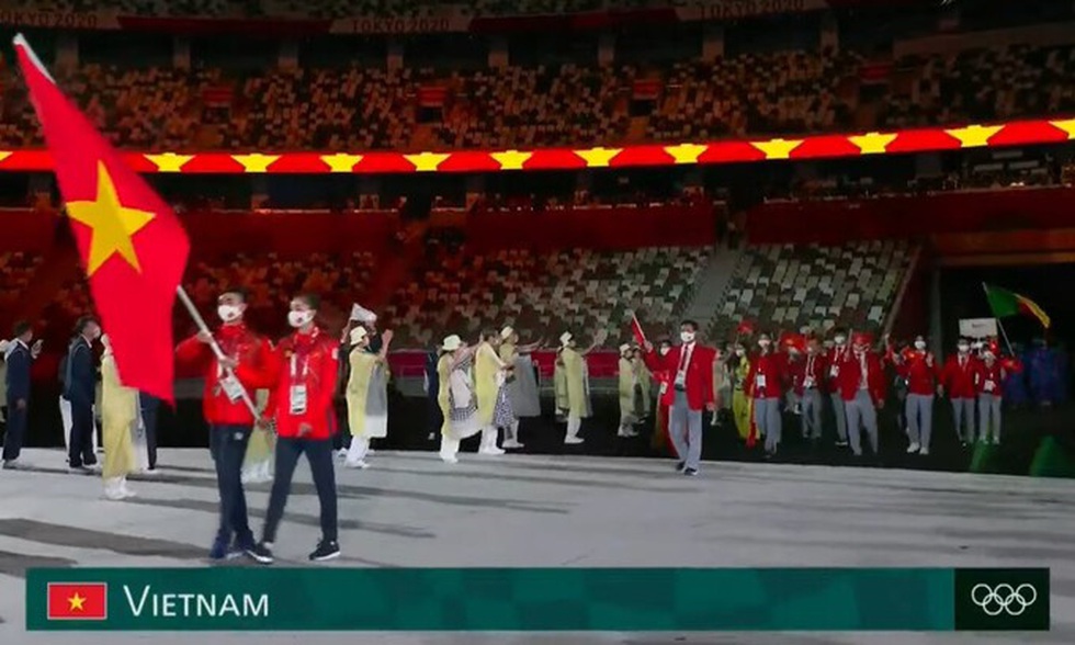 Đài lửa đã được thắp sáng, Olympic 2020 chính thức khai mạc - Ảnh 17. Đài lửa đã được thắp sáng, Olympic 2020 chính thức khai mạc - Ảnh 17.