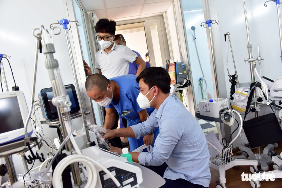 Trung tâm Hồi sức cấp cứu 500 giường sẵn sàng đi vào hoạt động - Ảnh 3. Trung tâm Hồi sức cấp cứu 500 giường sẵn sàng đi vào hoạt động - Ảnh 3.