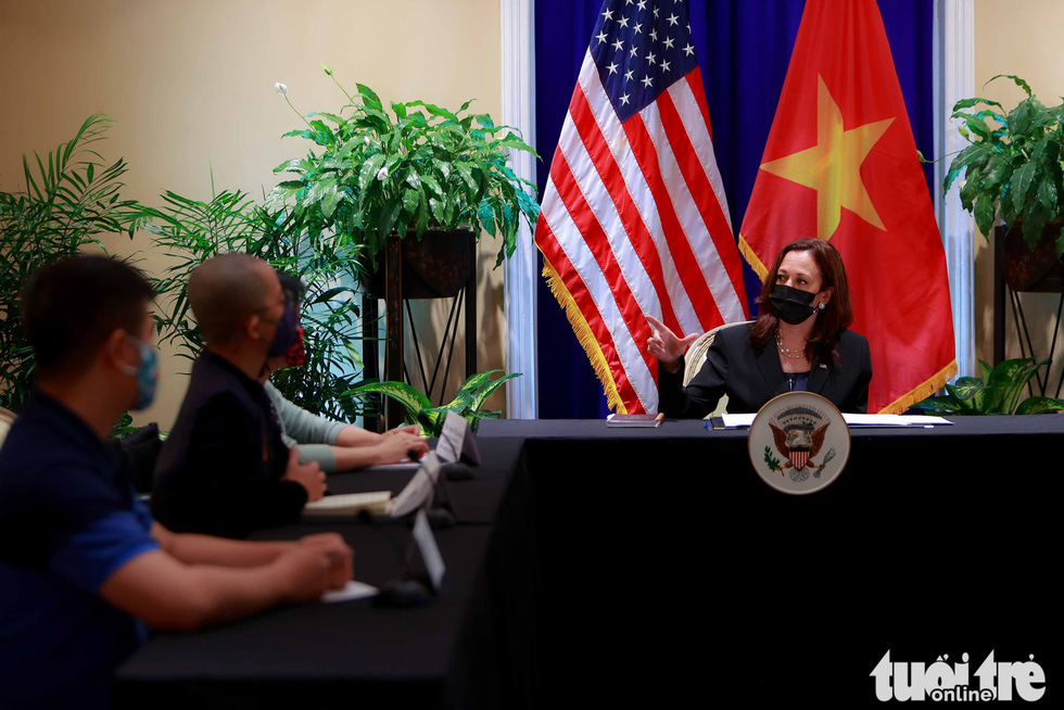 Những hình ảnh đáng nhớ của Phó tổng thống Mỹ Kamala Harris ở Việt Nam - Ảnh 12.