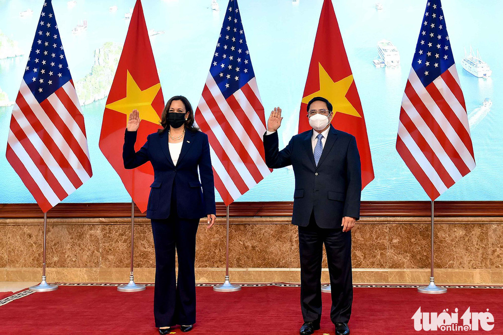 Những hình ảnh đáng nhớ của Phó tổng thống Mỹ Kamala Harris ở Việt Nam - Ảnh 5.
