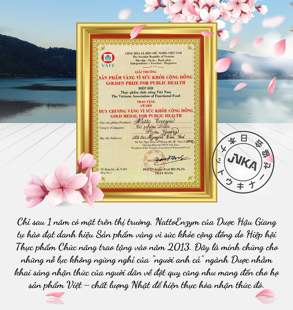Những thành tựu nổi bật sau một thập kỉ đẩy lùi đột quỵ của NattoEnzym - Ảnh 3. Những thành tựu nổi bật sau một thập kỉ đẩy lùi đột quỵ của NattoEnzym - Ảnh 3.