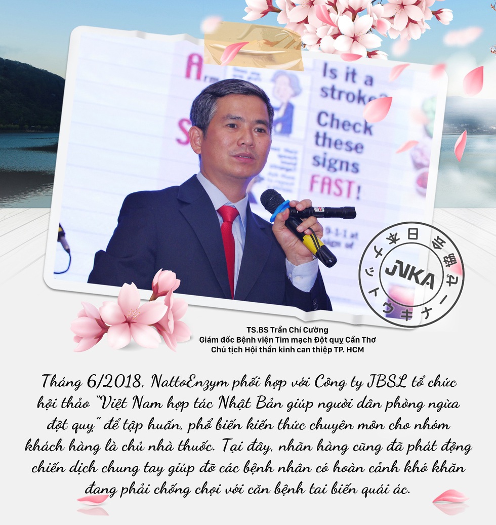 Những thành tựu nổi bật sau một thập kỉ đẩy lùi đột quỵ của NattoEnzym - Ảnh 5. Những thành tựu nổi bật sau một thập kỉ đẩy lùi đột quỵ của NattoEnzym - Ảnh 5.