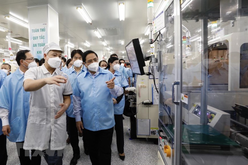 Thủ tướng thăm Nhà máy Samsung Electronics Việt Nam Thái Nguyên - Ảnh 5. Thủ tướng thăm Nhà máy Samsung Electronics Việt Nam Thái Nguyên - Ảnh 5.