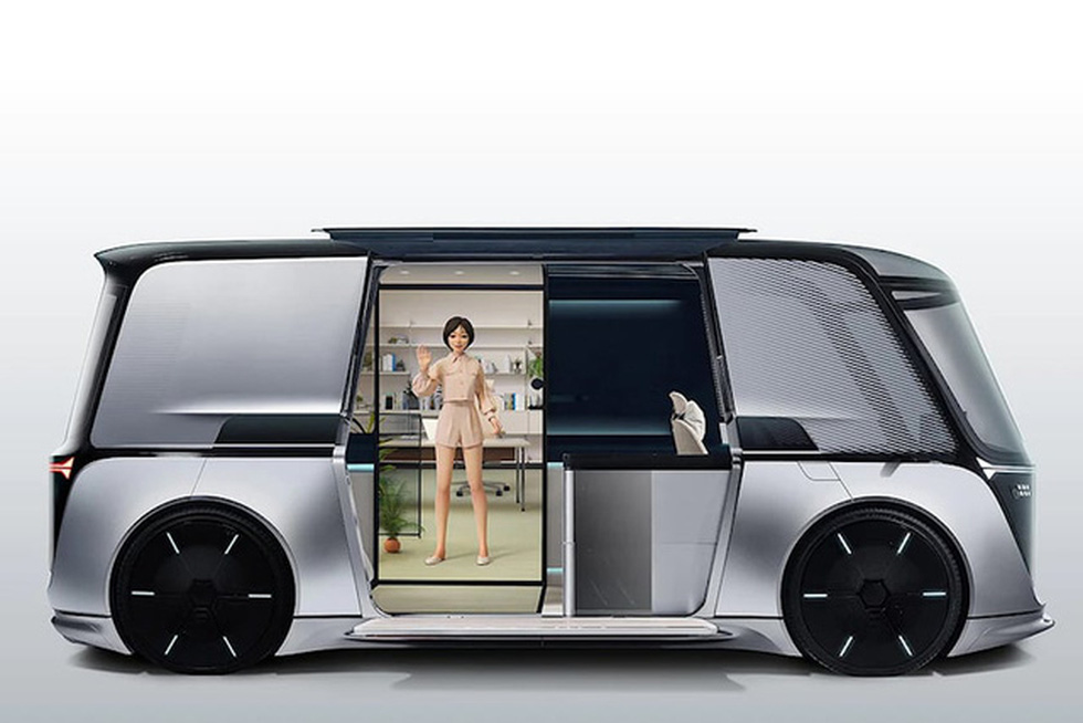 LG giới thiệu xe cùng cỡ Kia Carnival, ví von như ngôi nhà di động thông minh - Ảnh 1.