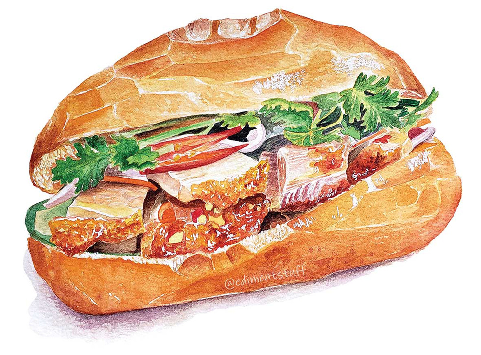 Đưa ẩm thực Việt ra thế giới qua tranh vẽ - Ảnh 9.
