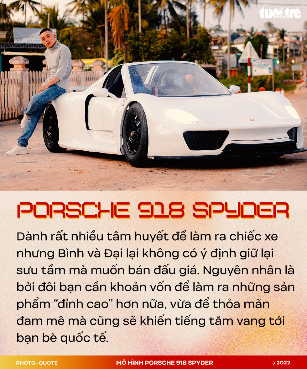 Đôi bạn 9X Tây Nguyên làm mô hình Porsche 918 Spyder gây sốt cộng đồng quốc tế - Ảnh 8.