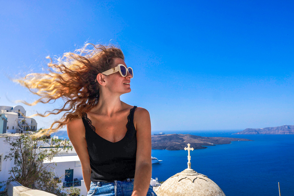 Khám phá thiên đường Santorini cùng blogger du lịch Ngô Trần Hải An - Ảnh 15.