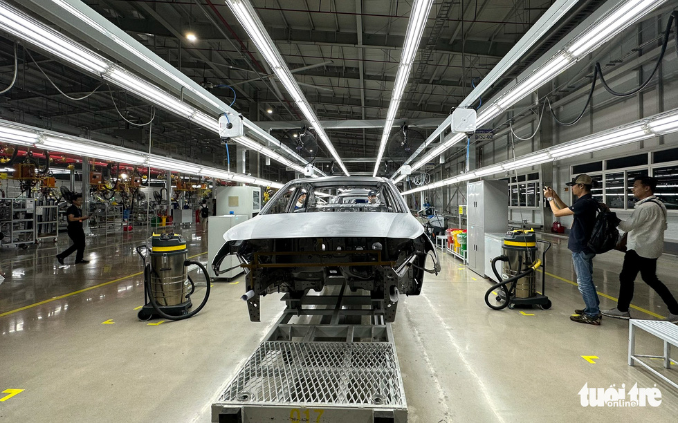 Inside Hyundai Thanh Cong factory No. 2: Produce 11 cars/hour, expect to run out of cars - Photo 6.