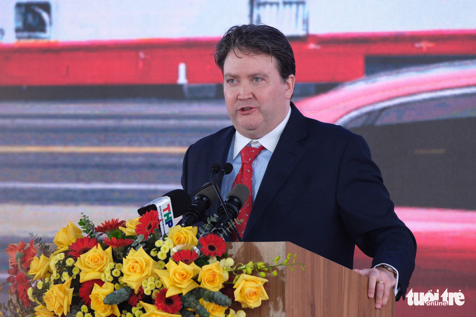Thủ tướng Phạm Minh Chính dự lễ xuất khẩu lô xe điện  VF 8 sang Mỹ - Ảnh 3.