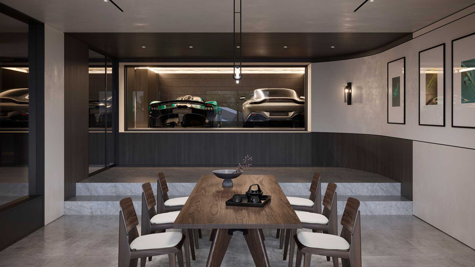 Aston Martin thiết kế căn hộ siêu sang cho nhà giàu mê xe: Có garage lớn, hầm rượu, rạp phim - Ảnh 18.