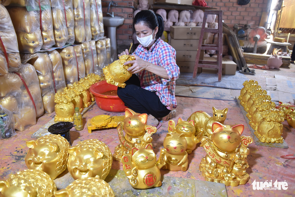 Về Lái Thiêu xem làm mèo vàng Tết Quý Mão - Ảnh 5.