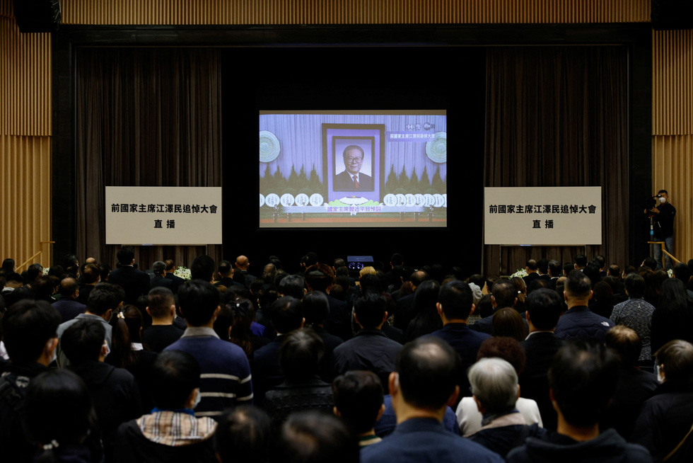 Hình ảnh lễ truy điệu cố Chủ tịch Trung Quốc Giang Trạch Dân - Ảnh 7.