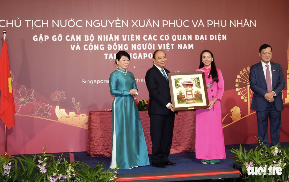 Chủ tịch nước Nguyễn Xuân Phúc: Kiều bào Việt Nam ở Singapore làm hai nước đều tự hào - Ảnh 3.