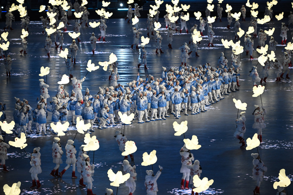Ấn tượng lễ khai mạc Olympic mùa đông Bắc Kinh 2022 - Ảnh 8.