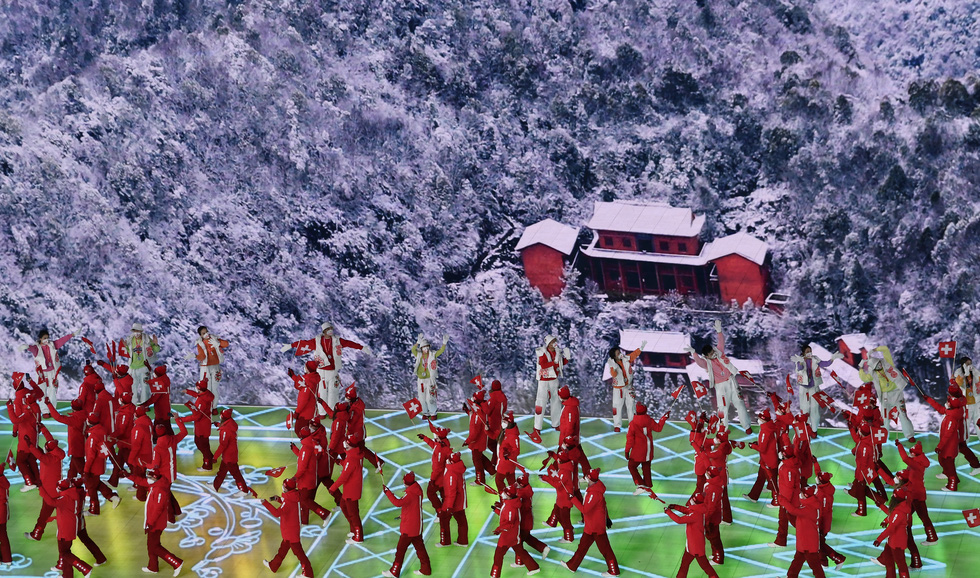 Ấn tượng lễ khai mạc Olympic mùa đông Bắc Kinh 2022 - Ảnh 9.